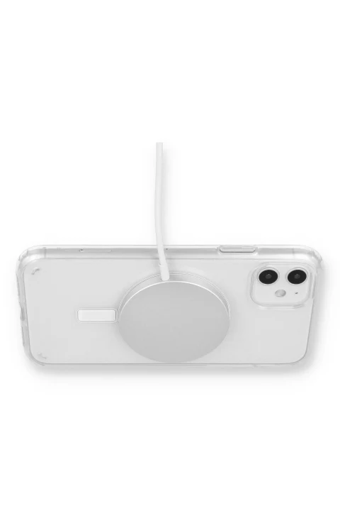 uryport Apple iPhone 11 Kılıf Pc Real Magsafe Kapak - Şeffaf