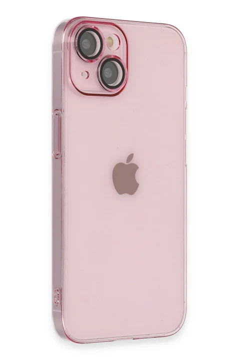 uryport Apple iPhone 13 Kılıf Armada Lensli Kapak - Rose Gold