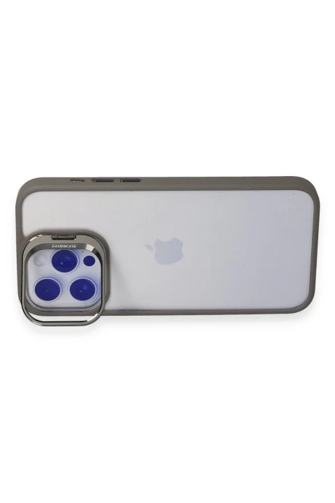 Joko Apple iPhone 15 Pro Kılıf Roblox Lens Standlı Kapak - Titan Gri