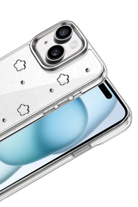 uryport Apple iPhone 15 Plus Fiyonk Desenli Kapak - Desen 2