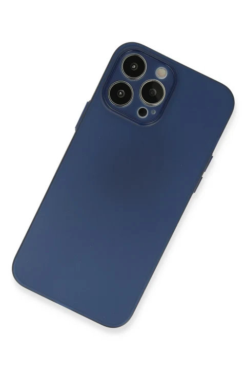 uryport Apple iPhone 13 Pro Max Kılıf Puma Silikon - Mavi