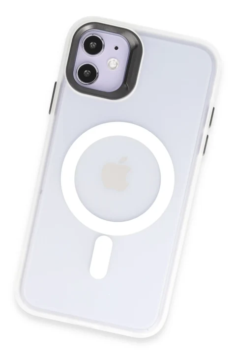 Joko Apple iPhone 11 Kılıf Mateks Magsafe Kapak - Beyaz