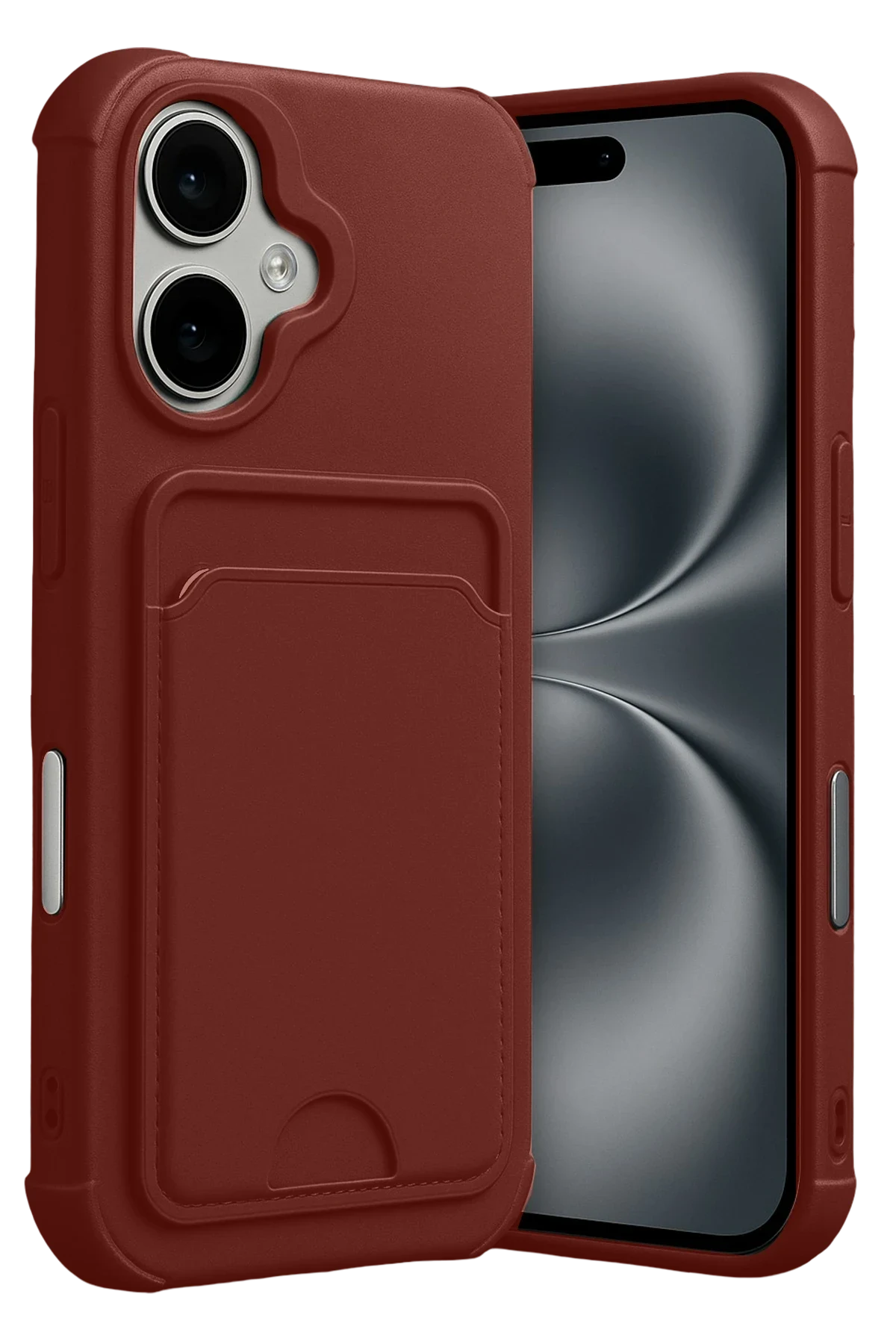 uryport Apple iPhone 17 Kelvin Kartvizitli Silikon - Bordo