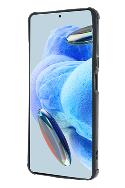 uryport Xiaomi Redmi Note 12 Pro Plus Kılıf Loop Deri Silikon - Siyah