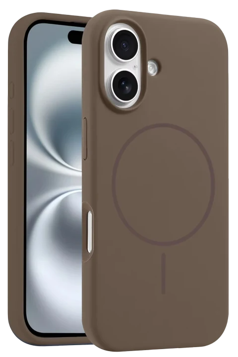 Joko Apple iPhone 16 Plus Kılıf Jully Magsafe Kapak - Kahverengi