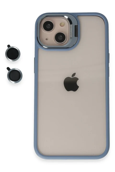 Joko Apple iPhone 15 Kılıf Roblox Lens Standlı Kapak - Sierra Blue
