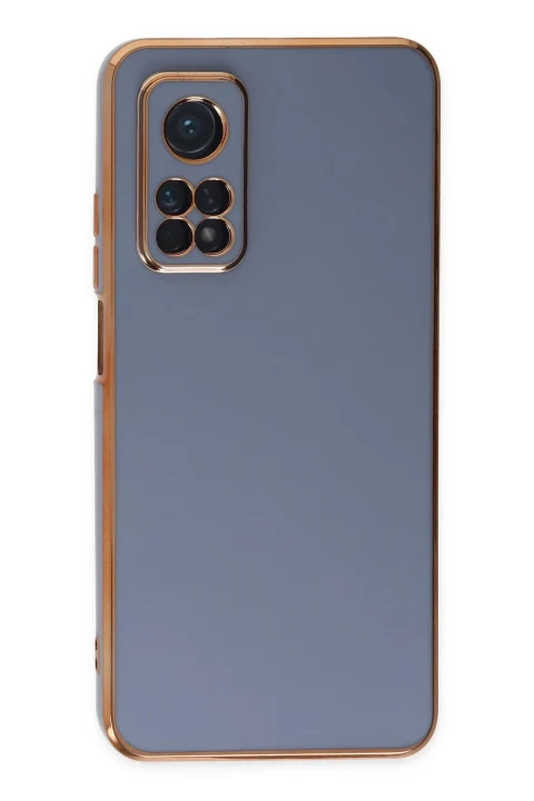 uryport Xiaomi Mi 10T Kılıf Volet Silikon - Mavi