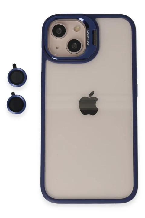 Joko Apple iPhone 15 Kılıf Roblox Lens Standlı Kapak - Lacivert