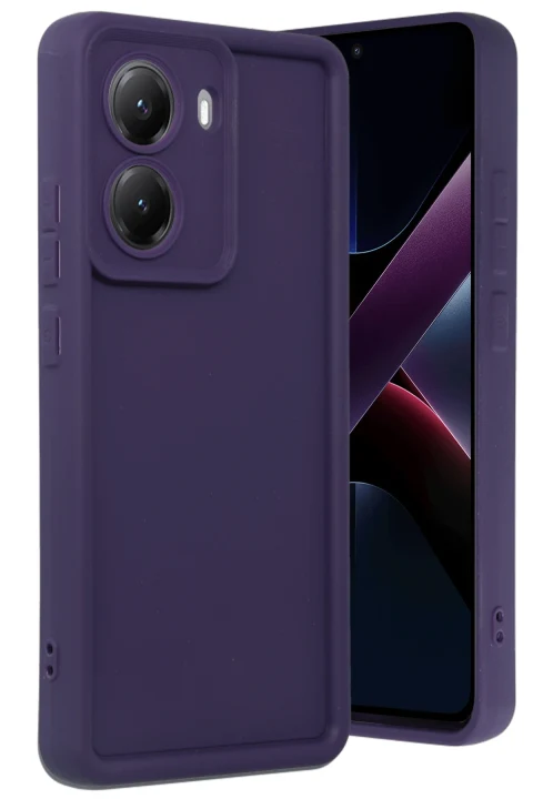 uryport Xiaomi Poco X7 Pro Viera Silikon - Mor