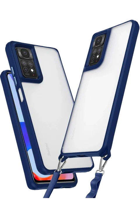 uryport Xiaomi Redmi Note 11 Pro Kılıf Penta Silikon Kılıf - Lacivert
