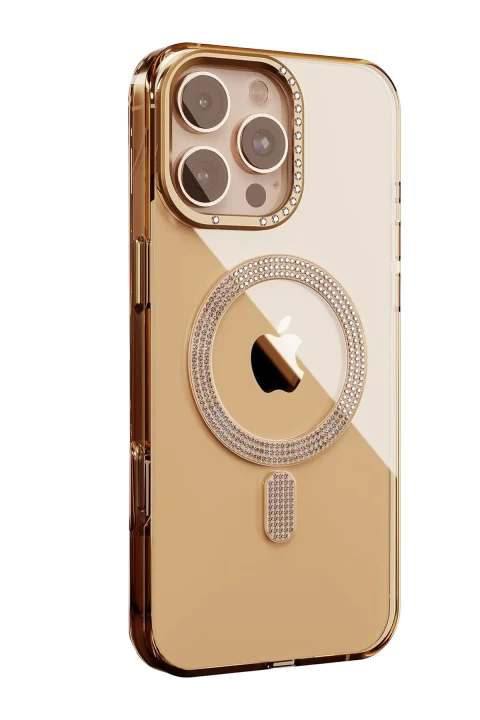 Joko Apple iPhone 16 Pro Max Tash Diamond Magsafe Kapak - Gold