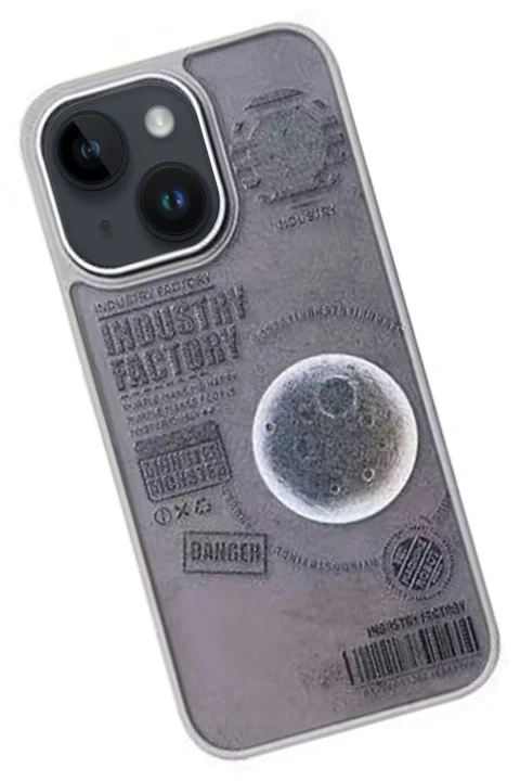 Movenchy Apple iPhone 15 Terra Desenli Kapak - Siyah - 2