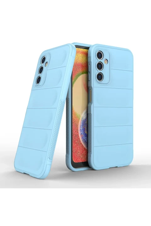 uryport Samsung Galaxy A14 4G Kılıf Optimum Silikon - Sky Blue
