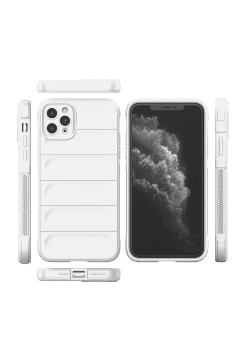 uryport Apple iPhone 11 Pro Kılıf Optimum Silikon - Krem