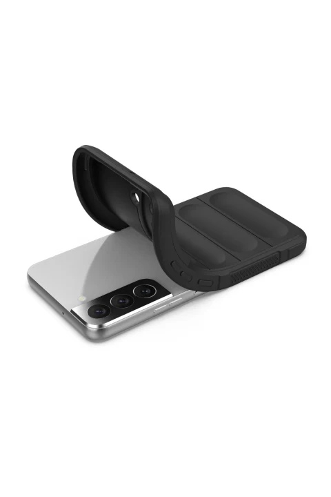 uryport Samsung Galaxy S22 Kılıf Optimum Silikon - Siyah