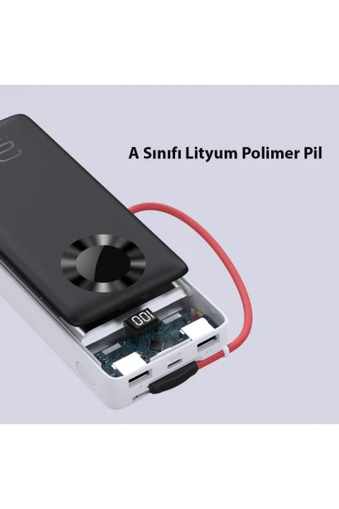 Konfulon J08 Powerbank 20.000 mAh - Siyah