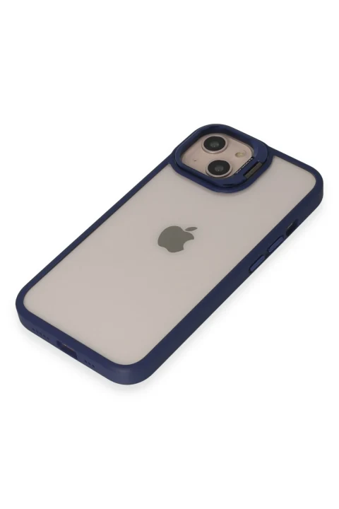 Joko Apple iPhone 15 Kılıf Roblox Lens Standlı Kapak - Lacivert
