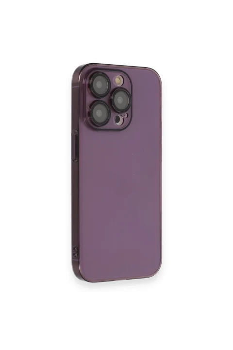 uryport Apple iPhone 13 Pro Kılıf Armada Lensli Kapak - Derin Mor