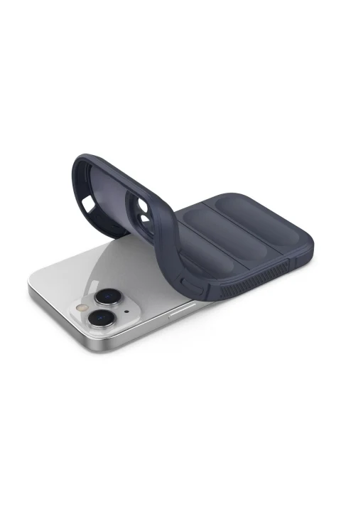 uryport Apple iPhone 13 Kılıf Optimum Silikon - Lacivert
