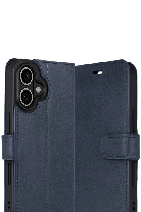 uryport Apple iPhone 17 Trend S Plus Kapaklı Kılıf - Lacivert