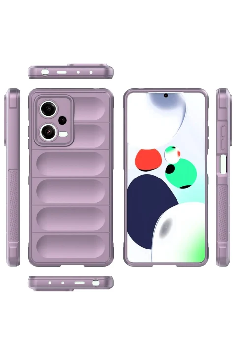 uryport Xiaomi Poco X5 Pro 5G Kılıf Optimum Silikon - Mor