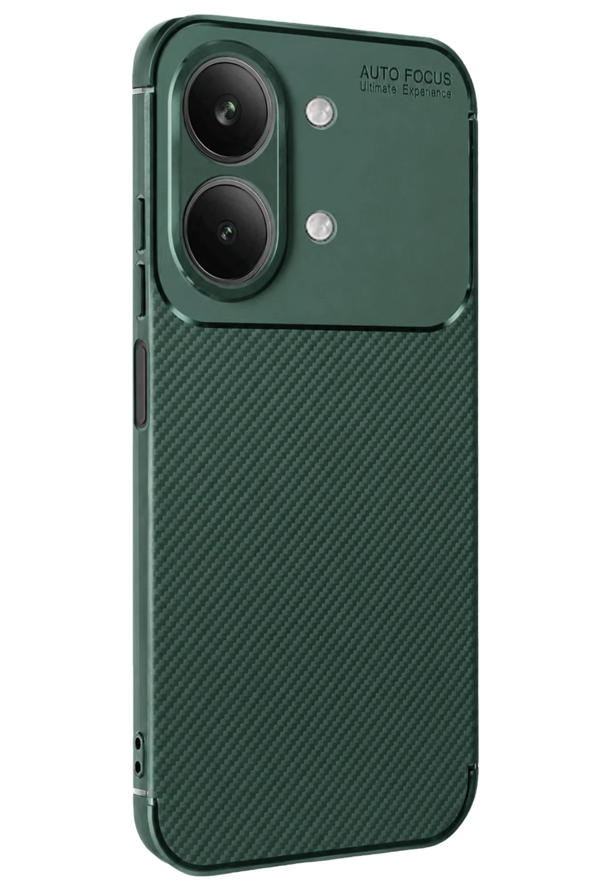 uryport Vivo Y05 Auto Focus Karbon Kapak - Yeşil