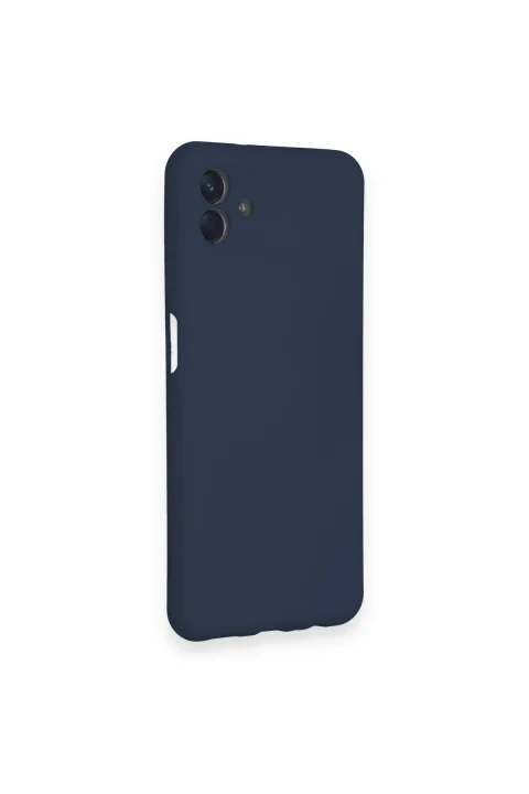 uryport Samsung Galaxy A04 Kılıf Nano içi Kadife Silikon - Lacivert