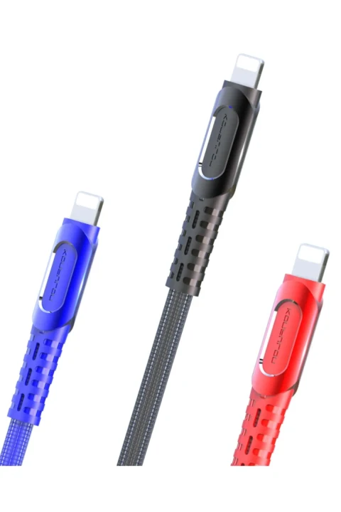 Konfulon DC29 Lightning Kablo iphone Uyumlu 1M 2.4A - Kırmızı