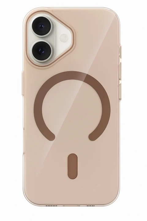 Joko Apple iPhone 17 PC Blank Magsafe Kapak - Çöl Titanyum