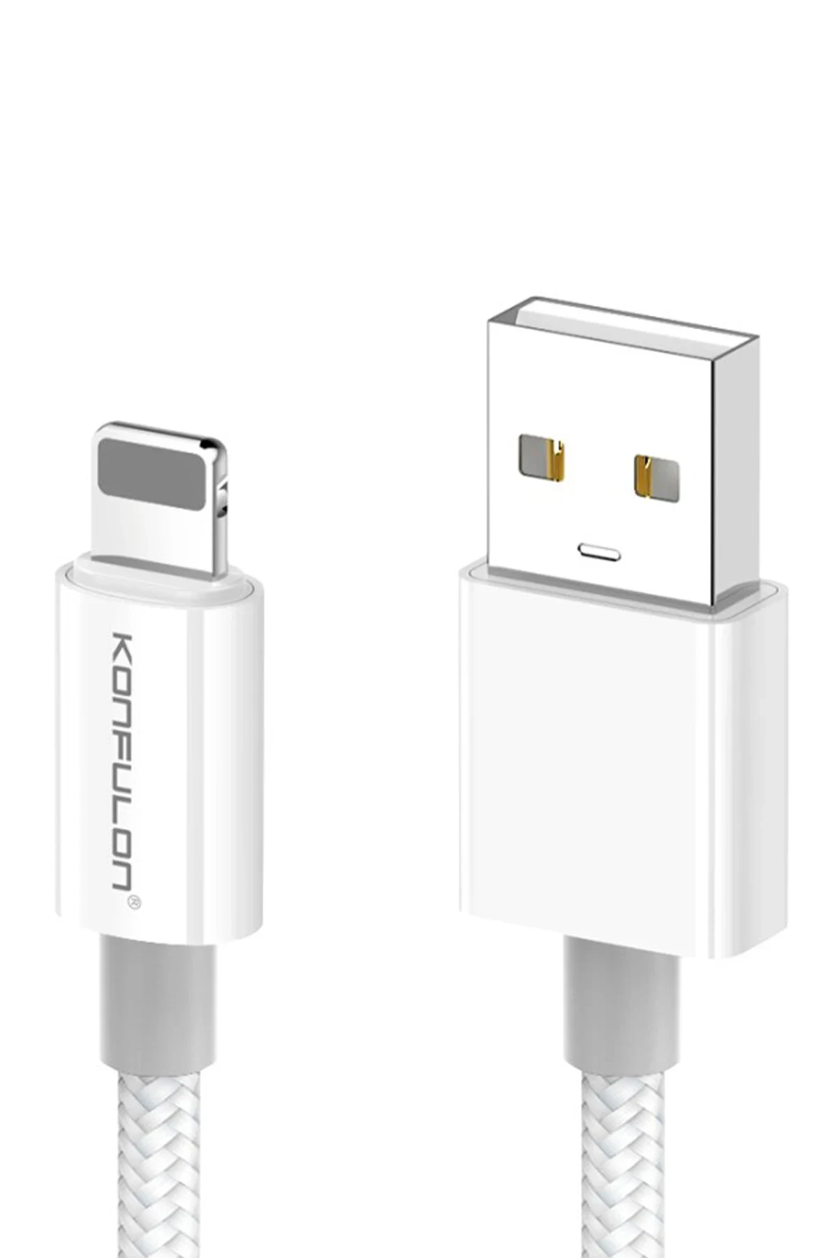 Konfulon DC79 1M 3A USB to Lightning Hızlı Şarj Kablo - Beyaz