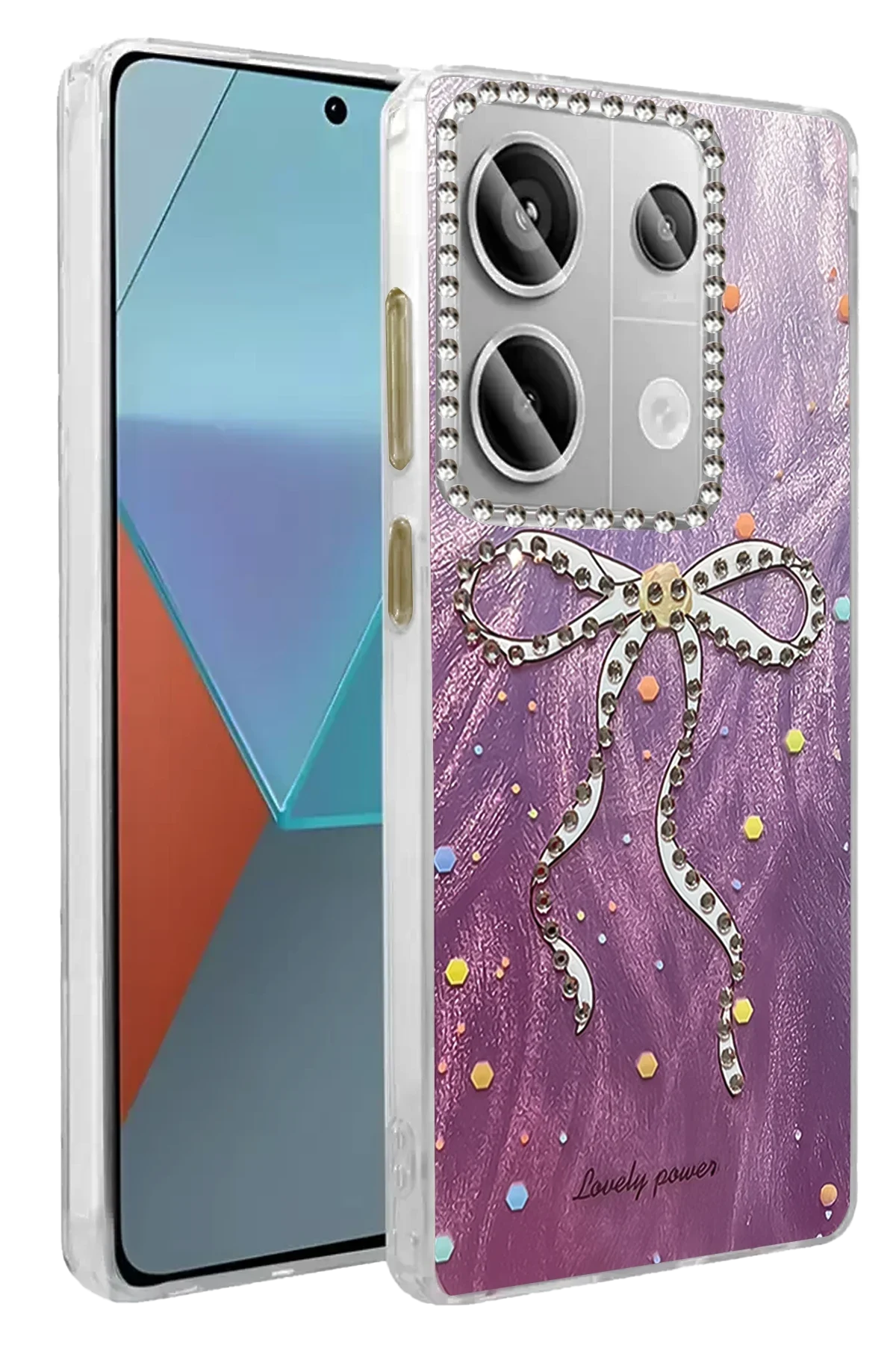 uryport Xiaomi Redmi Note 13 Pro 5G Kılıf Blade Aynalı Desenli Kapak - Desen 1