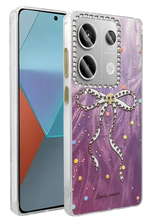 uryport Xiaomi Redmi Note 13 Pro 5G Kılıf Blade Aynalı Desenli Kapak - Desen 1