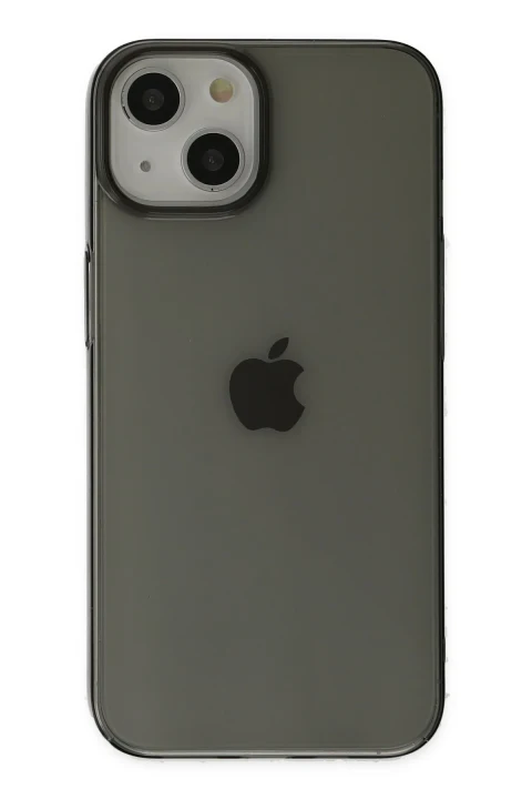 uryport Apple iPhone 14 Kılıf Pc Sert Şeffaf Kapak - Siyah