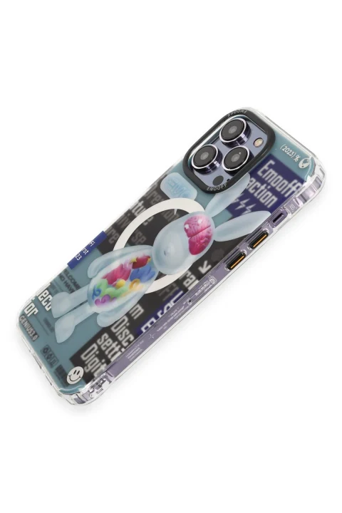 Keep Off Apple iPhone 14 Pro Kılıf Clone Space Magsafe Kapak - Clone - 12