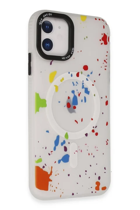 Joko Apple iPhone 11 Colorful Magsafe Kapak - Şeffaf