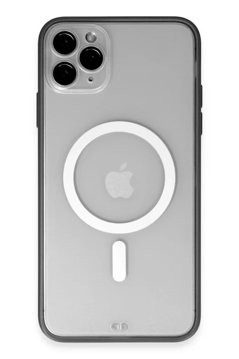 uryport Apple iPhone 11 Pro Kılıf Grand Magneticsafe Kapak - Siyah
