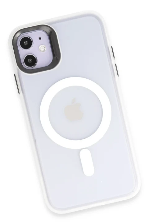 Joko Apple iPhone 11 Kılıf Mateks Magsafe Kapak - Beyaz