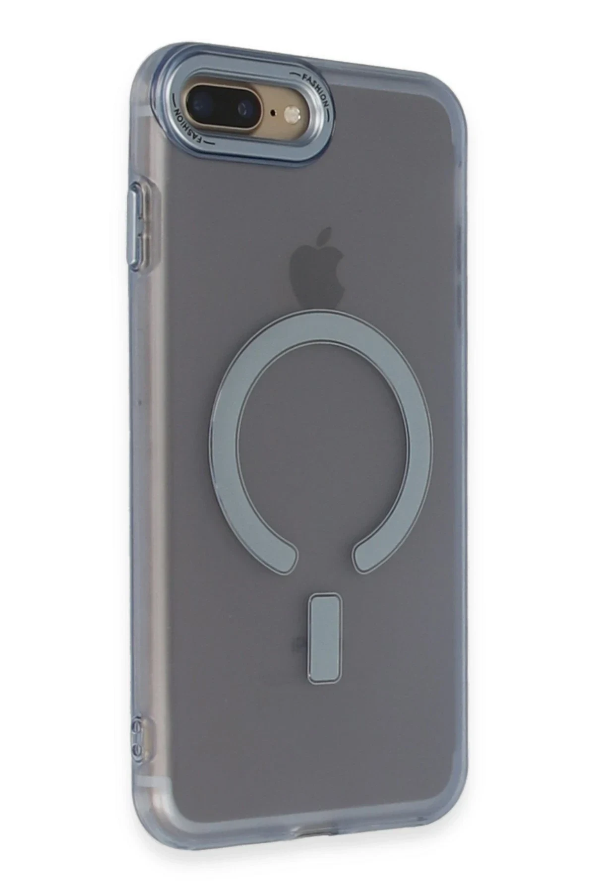 uryport Apple iPhone 7 Plus Kılıf Troy Magsafe Kapak - Mavi