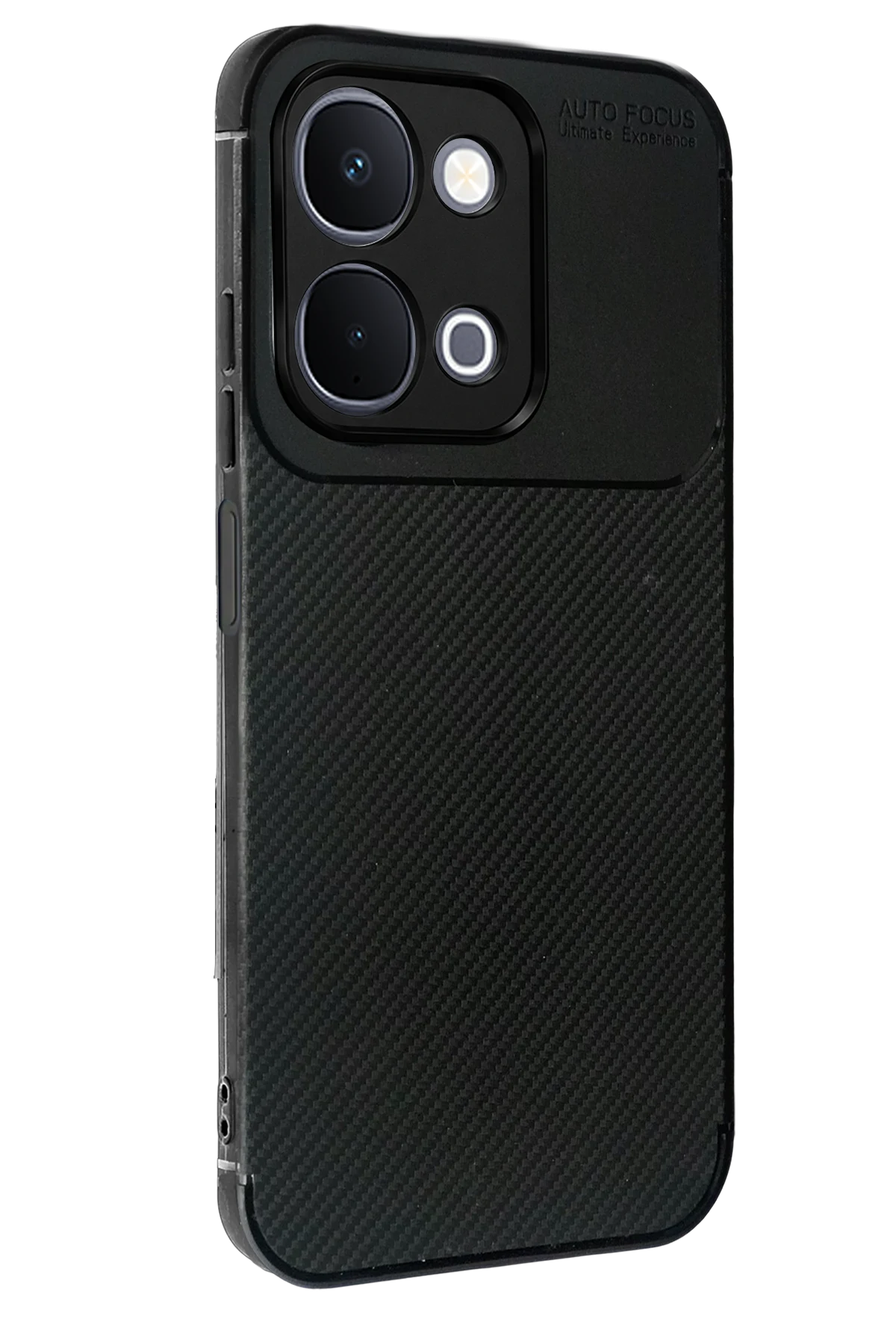 uryport Vivo Y31d Auto Focus Karbon Kapak - Siyah