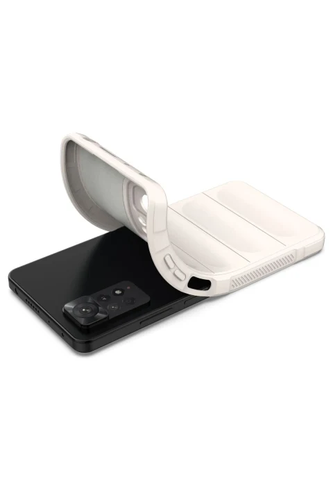 uryport Xiaomi Redmi Note 11 Pro Kılıf Optimum Silikon - Krem