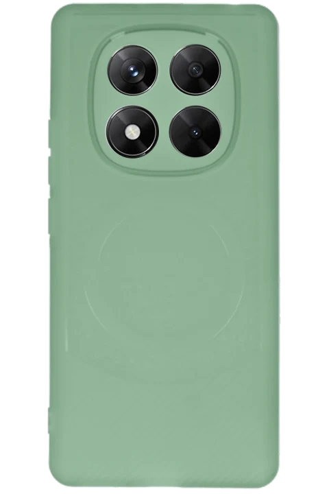 uryport Xiaomi Redmi Note 14 Pro 5G Kılıf Maya Karbon Kapak - Su Yeşili