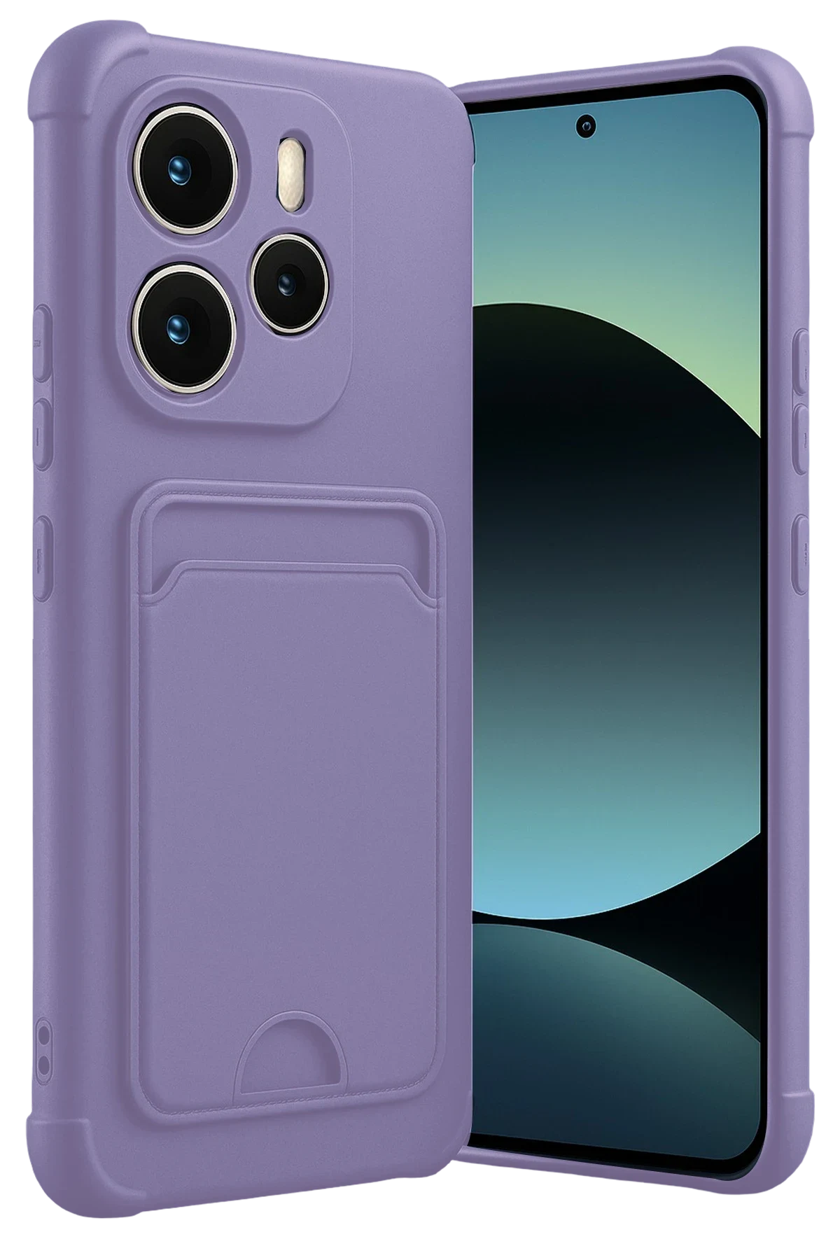 uryport Xiaomi Redmi Note 14 4G Kelvin Kartvizitli Silikon - Lila