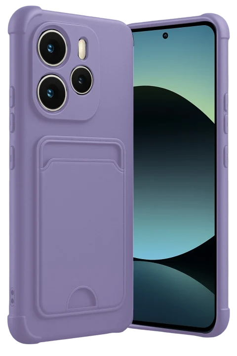 uryport Xiaomi Redmi Note 14 4G Kelvin Kartvizitli Silikon - Lila