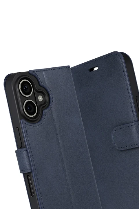 uryport Apple iPhone 17 Trend S Plus Kapaklı Kılıf - Lacivert