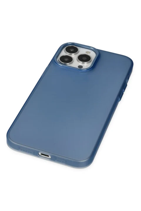 uryport Apple iPhone 13 Pro Kılıf Modos Metal Kapak - Lacivert