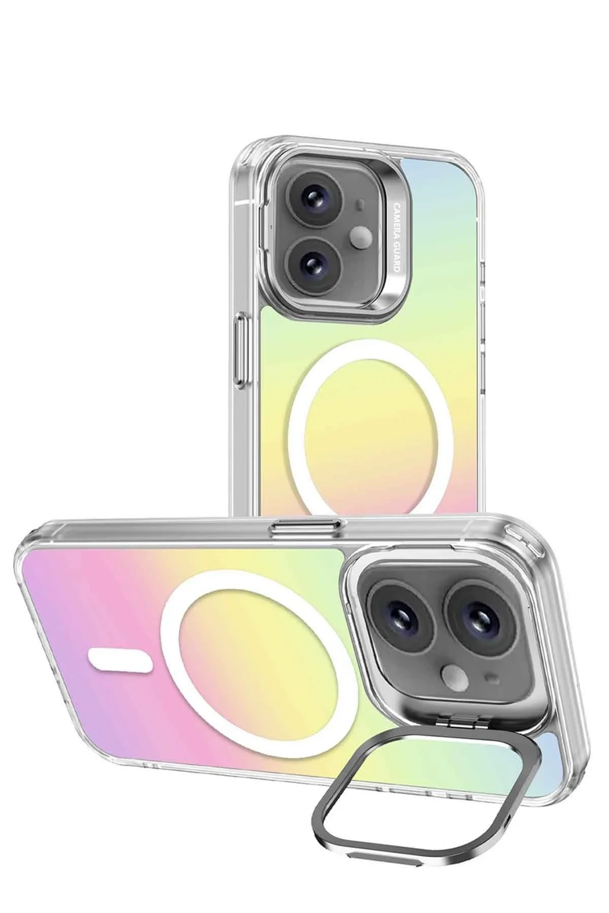 Joko Apple iPhone 16 Armor Magsafe Kapak - Rainbow