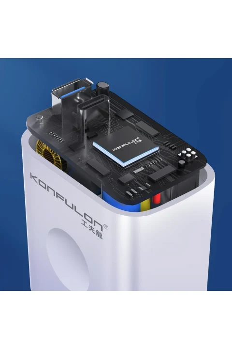 Konfulon C69Q 1 Adet 20W Type-C ve 1 Adet 18W Usb 3.0 Çıkışlı PD Şarj Cihazı