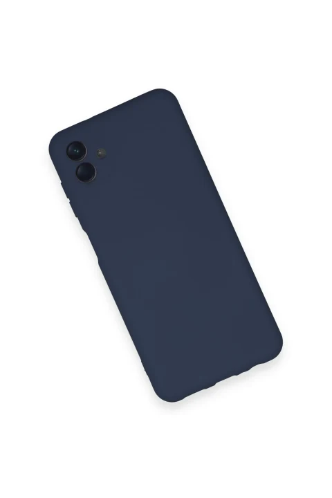 uryport Samsung Galaxy A04 Kılıf Nano içi Kadife Silikon - Lacivert