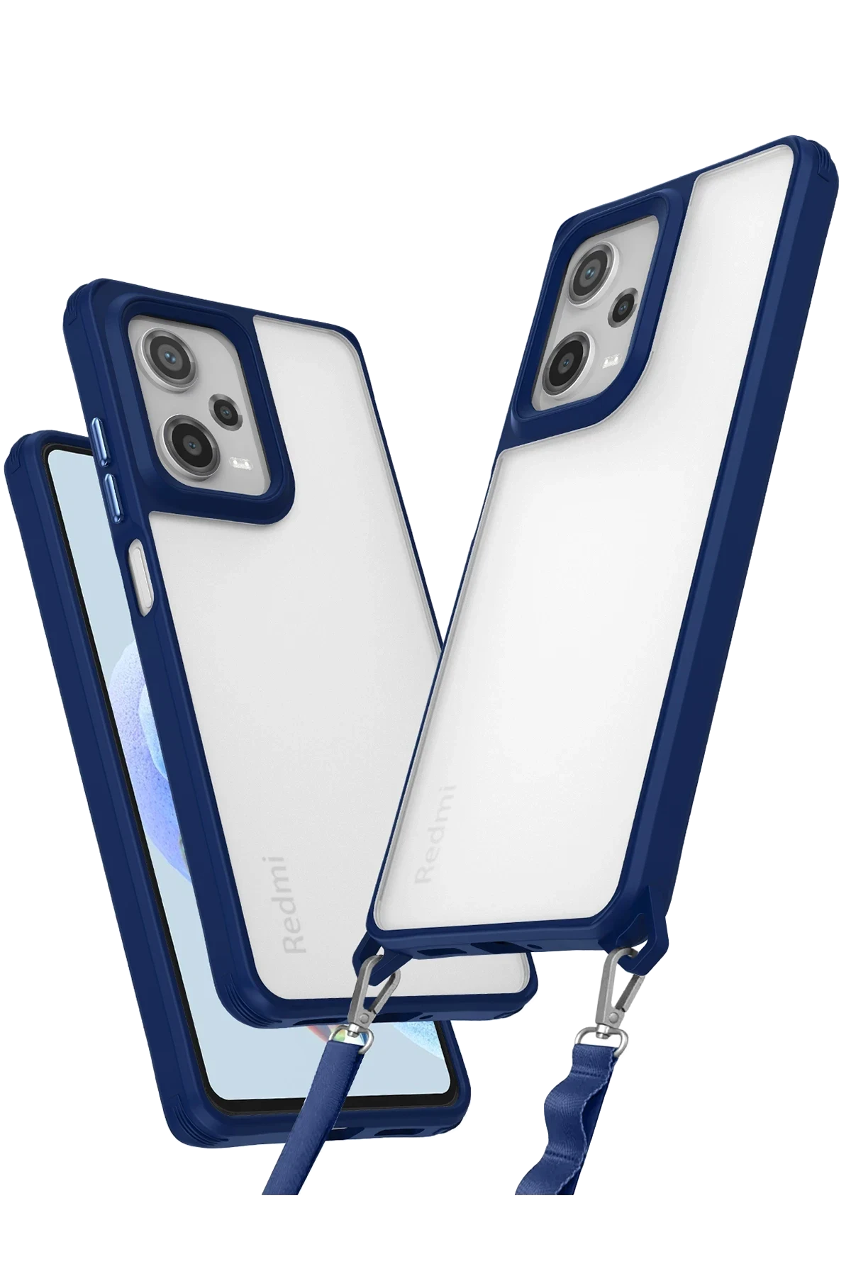 uryport Xiaomi Redmi Note 12 Pro 5G Kılıf Penta Silikon Kılıf - Lacivert