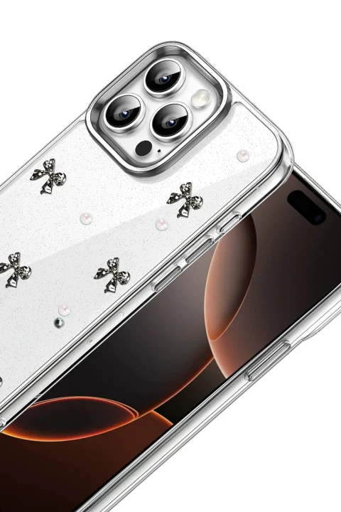 uryport Apple iPhone 16 Pro Fiyonk Desenli Kapak - Desen 8